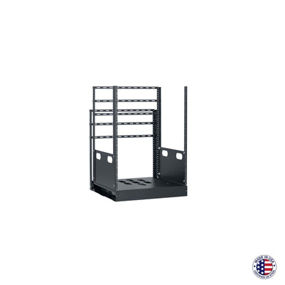 Lowell LPTR2 Pull & Turn AV Rack Built-In Cabinet Rack | 14U