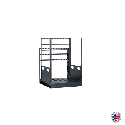 Lowell LPTR4 Pull & Turn AV Rack Built-In Rotating Rack | 14U | 23"D