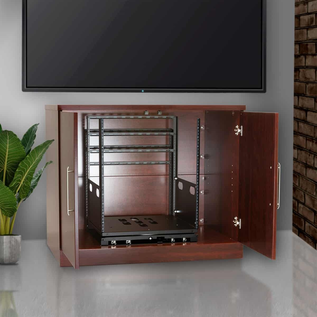Lowell LPTR4 Pull & Turn AV Rack Built-In Rotating Rack | 14U | 23"D