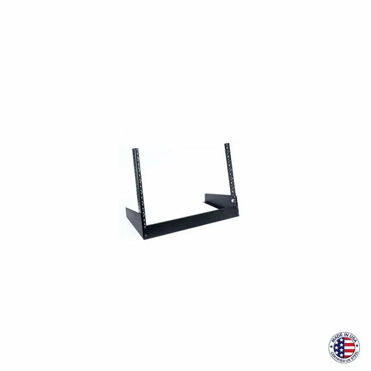 Lowell LRS Series Two Post Desktop Rack Stand Steel Desktop Stand | 8U