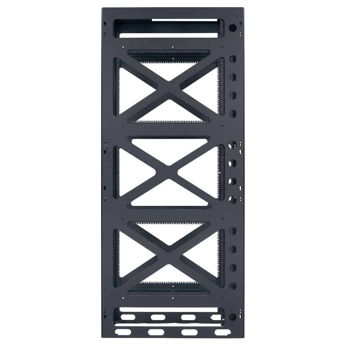 Lowell LSGR Series Seismic Rated Gangable AV Rack With Rear Door | 36"D