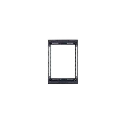 Lowell LVR Series Variable Depth AV Rack Open-Frame Steel Rack | 14U | 14-21"D