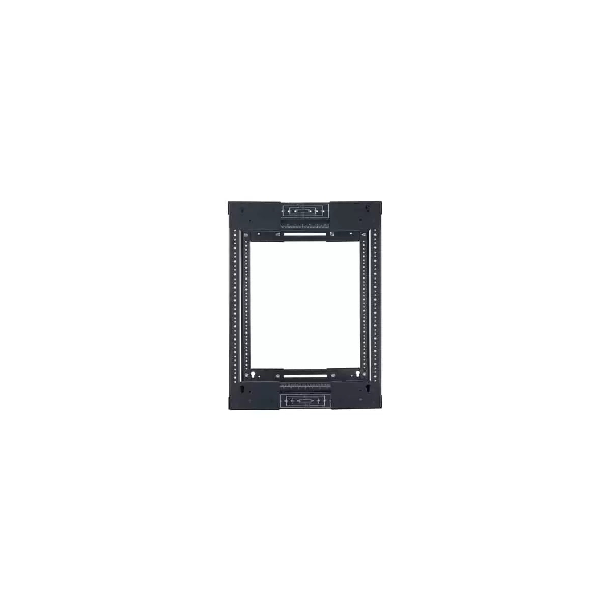 Lowell LVR Series Variable Depth AV Rack Open-Frame Steel Rack | 14U | 14-21"D