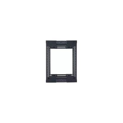 Lowell LVR Series Variable Depth AV Rack Open-Frame Steel Rack | 14U | 14-21"D