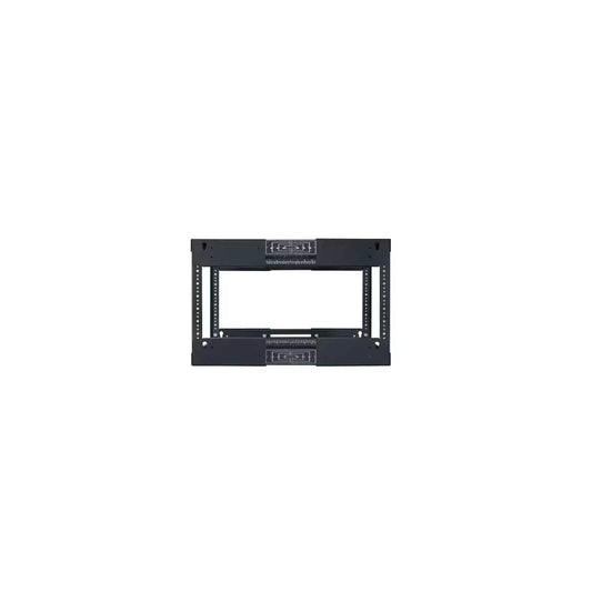 Lowell LVR Series Variable Depth AV Rack Open-Frame Steel Rack | 8U | 21-28"D
