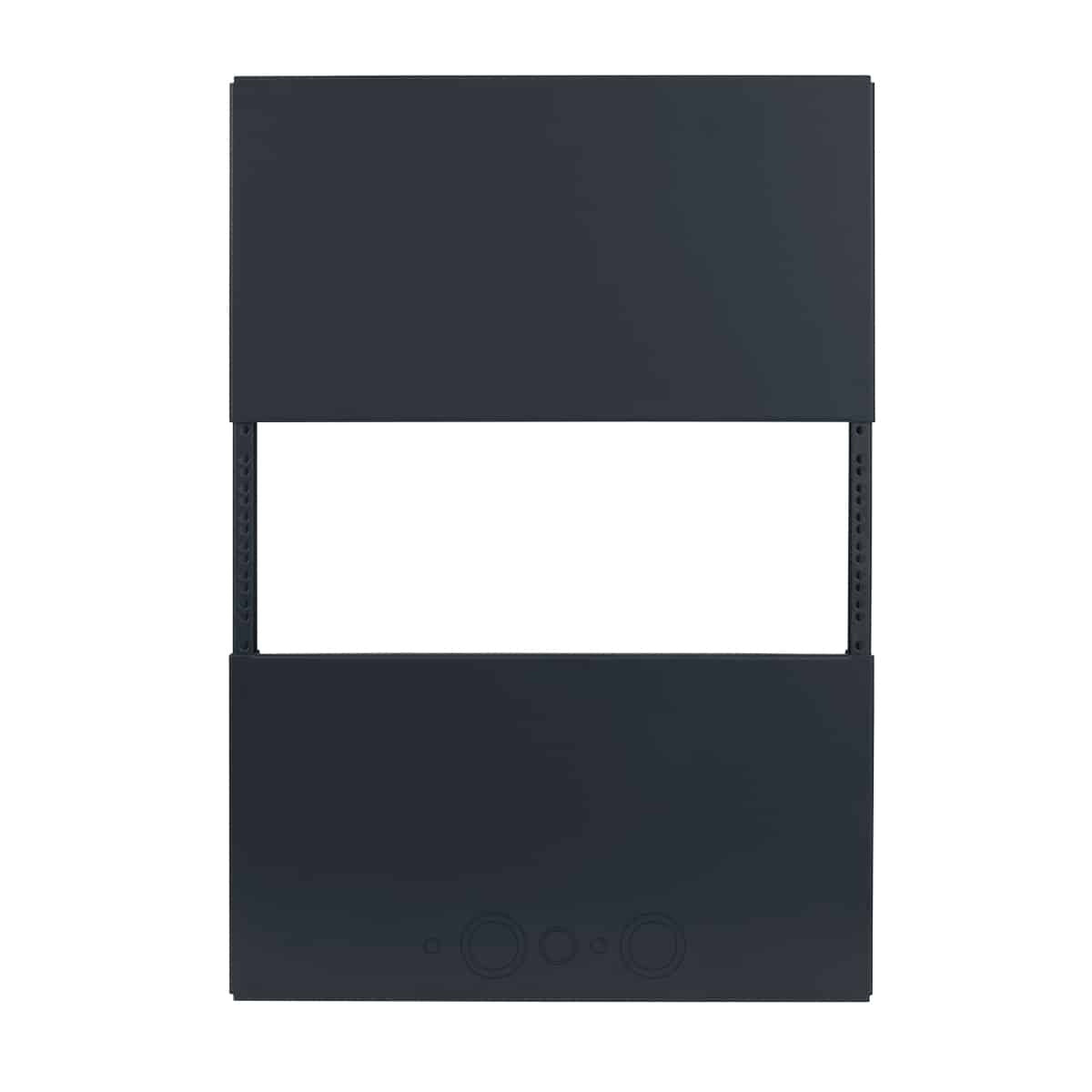 Lowell LVR Series Variable Depth AV Rack Open-Frame Steel Rack | 8U | 21-28"D