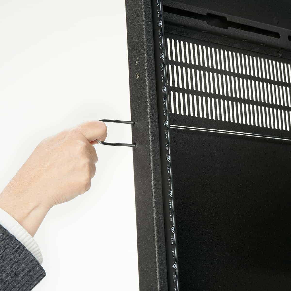 Lowell LWBR Wall Rack with 4U Base Swing-Out Wall Rack | 40U | 28"D