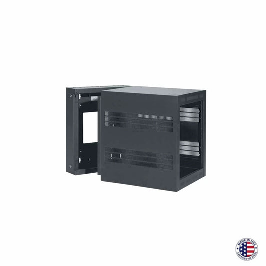 Lowell LWR Series Wall Mount Rack Sectional Steel Cabinet | 12U | 32"D