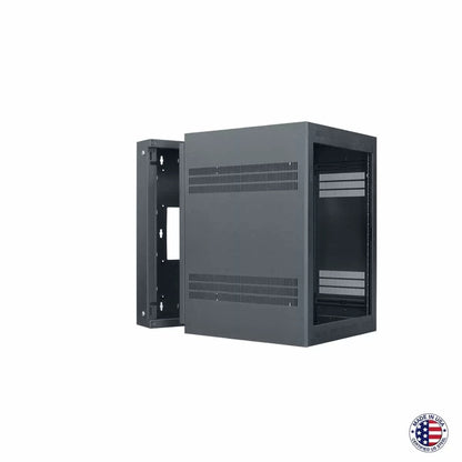 Lowell LWR Series Wall Mount Rack Sectional Steel Cabinet | 16U | 32"D
