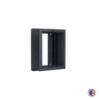 Lowell LWSR Series Swing Open Wall Mount AV Rack | 16U