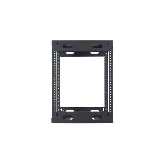 Lowell LXR Series Slim AV Rack Open-Frame Steel Rack For Tight Spaces | 14U | 21"D