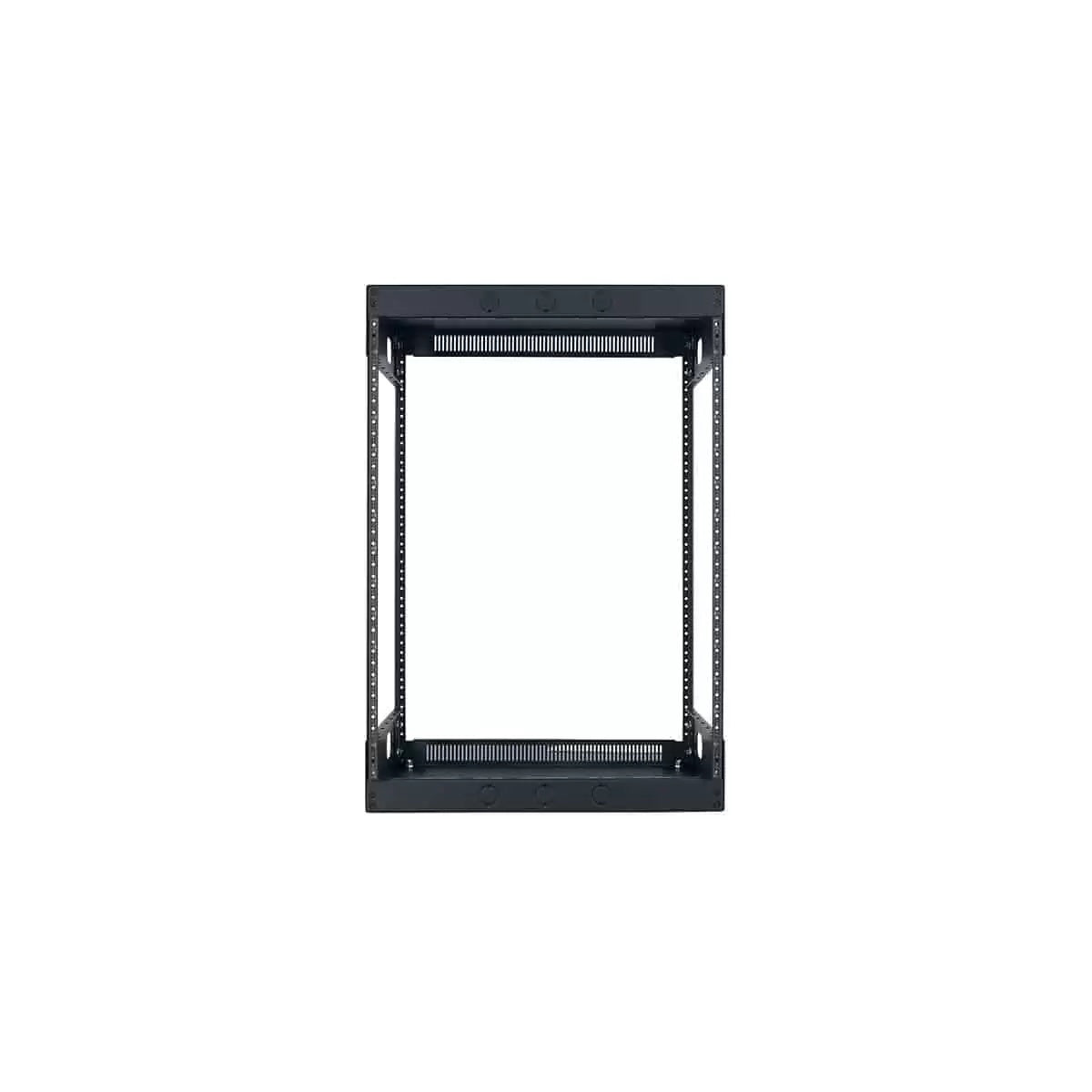 Lowell LXR Series Slim AV Rack Open-Frame Steel Rack For Tight Spaces | 14U | 21"D