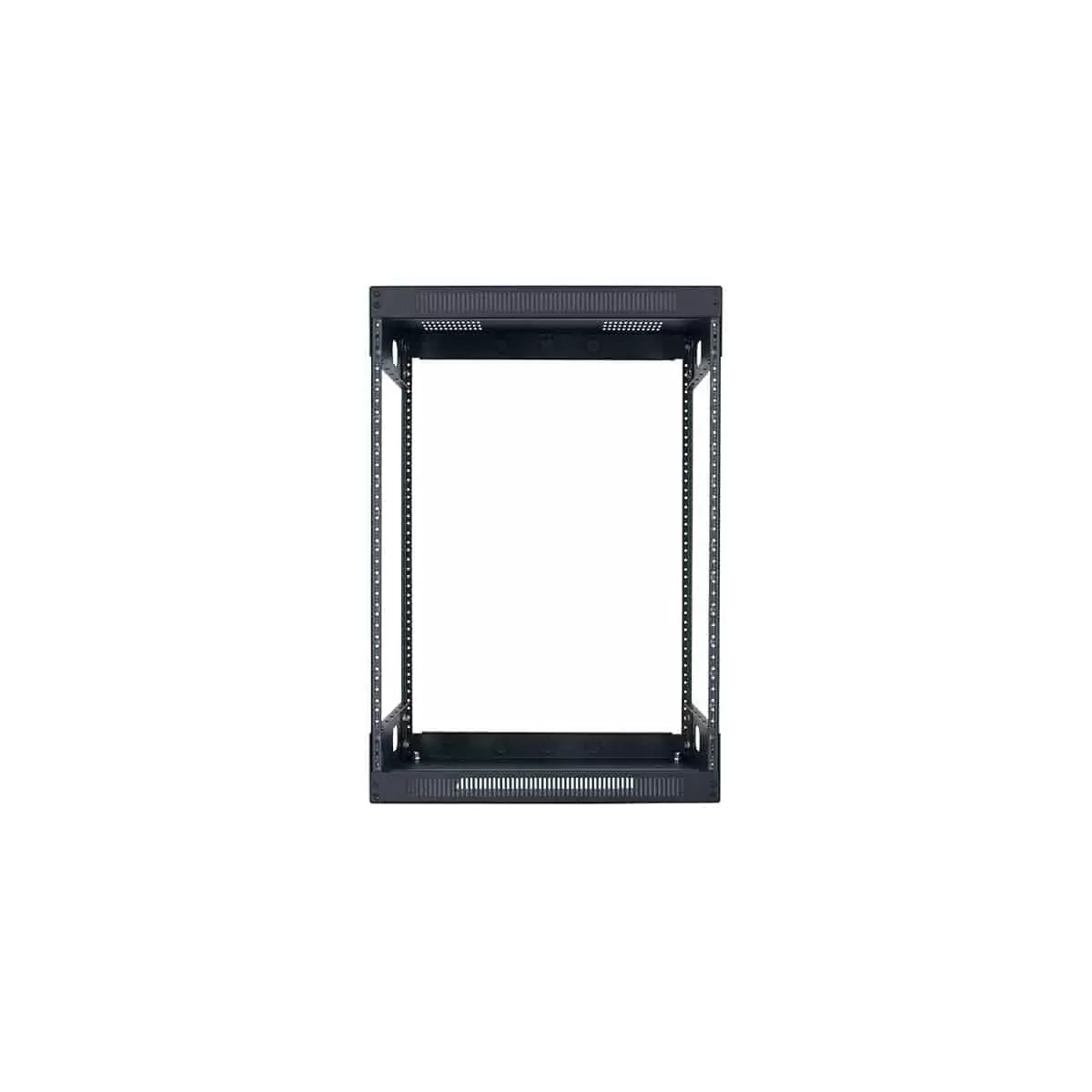 Lowell LXR Series Slim AV Rack Open-Frame Steel Rack For Tight Spaces | 14U | 26"D