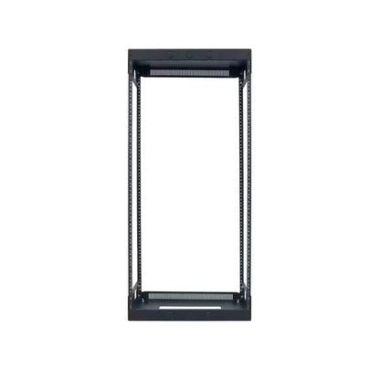 Lowell LXR Series Slim AV Rack Open-Frame Steel Rack For Tight Spaces | 22U | 21"D