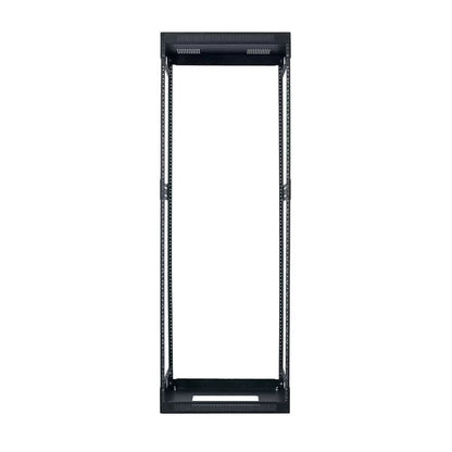 Lowell LXR Series Slim AV Rack Open-Frame Steel Rack For Tight Spaces | 30U | 26"D