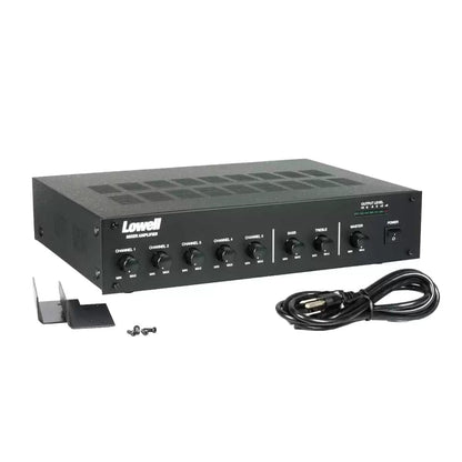 Lowell Commercial Mixer Amplifier 19" Rack-Mount Mixer Amp | 125W