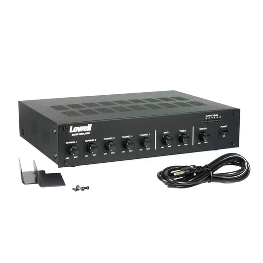Lowell Commercial Mixer Amplifier 19" Rack-Mount Mixer Amp | 125W