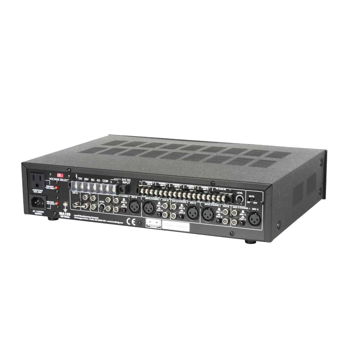 Lowell Commercial Mixer Amplifier 19" Rack-Mount Mixer Amp | 125W