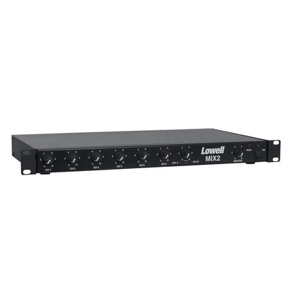 Lowell MIX2 Six-Channel Commercial Mixer With Rackmount Brackets