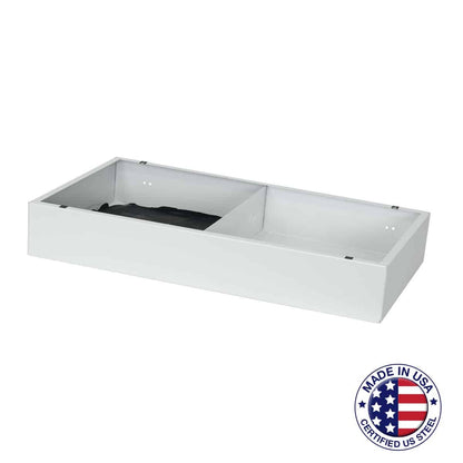Lowell PC712 Surface Mount Clock Speaker Enclosure | White