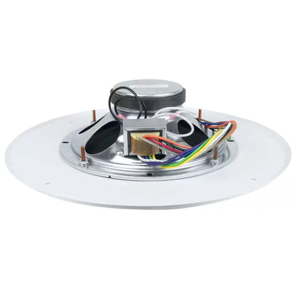 Lowell 8" Dual Cone Speaker with 25/70V Transformer and Grille | Screwdriver-Adjustable Volume Control
