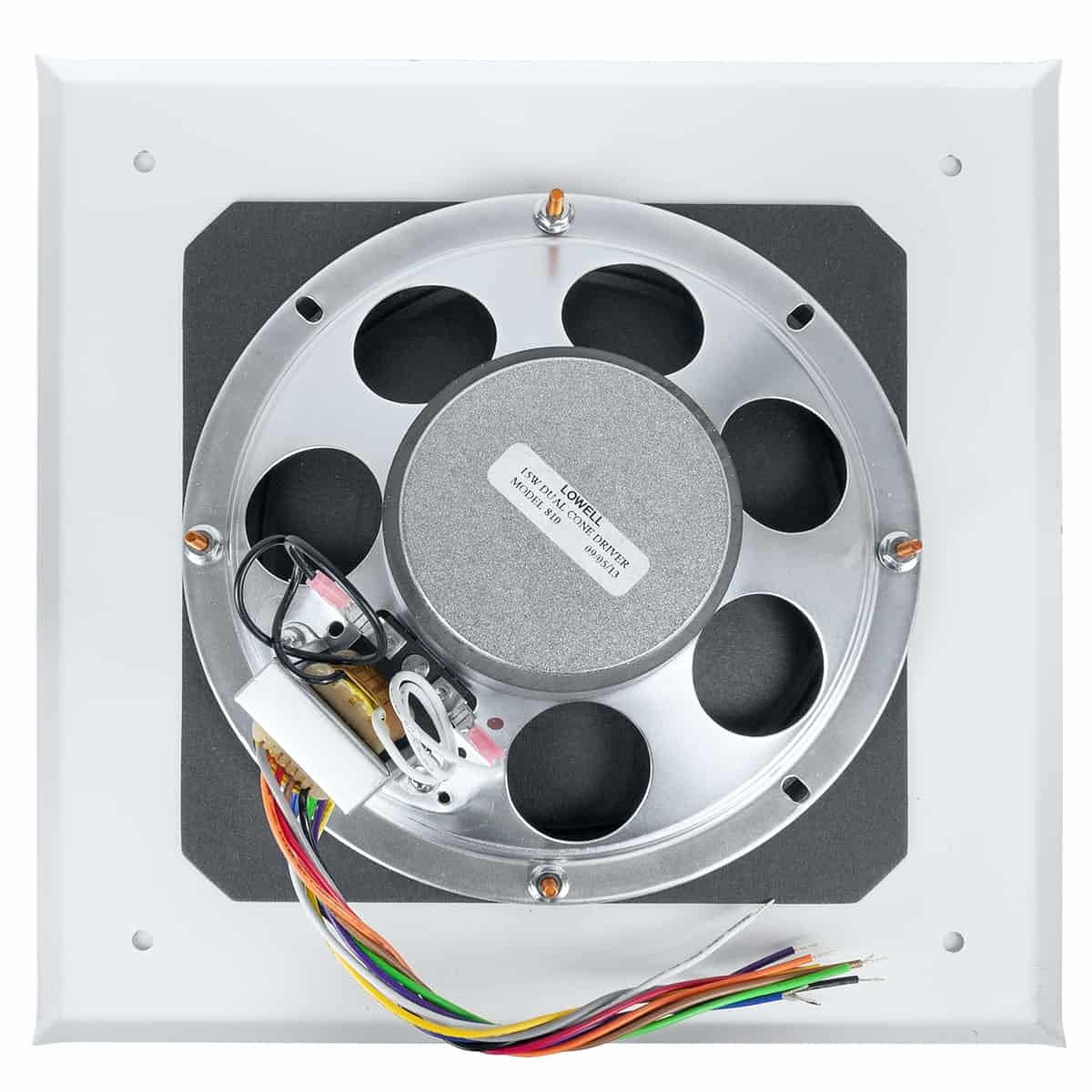 Lowell 8" Dual Cone Ceiling Speaker With 25/70V Transformer | Without Volume Control