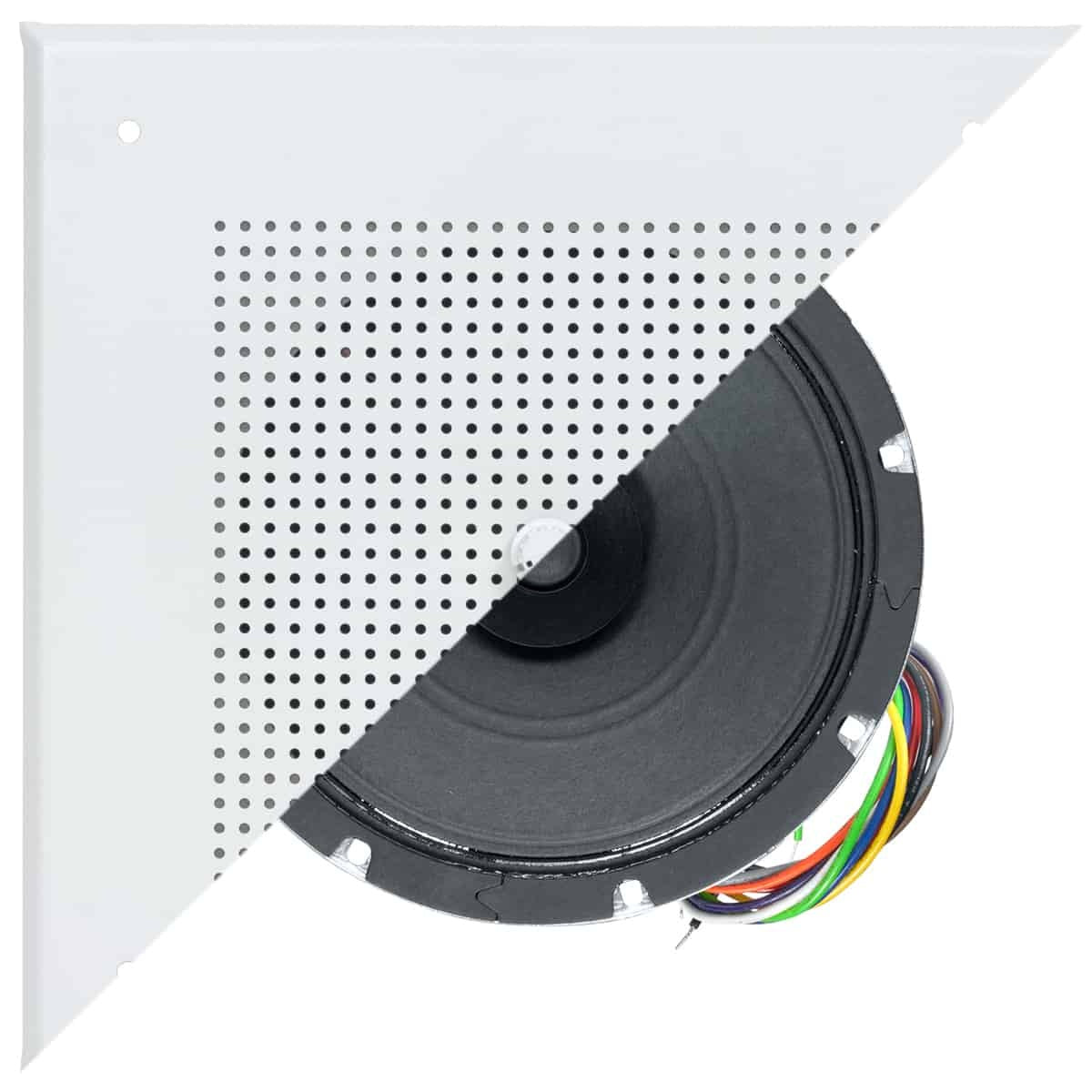 Lowell 8" Dual Cone Ceiling Speaker With 25/70V Transformer | With Volume Control