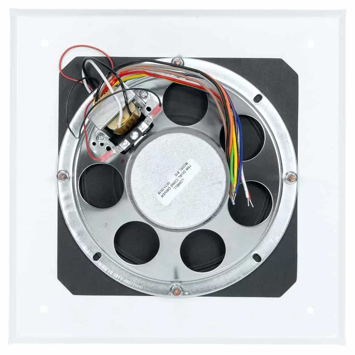 Lowell 8" Dual Cone Ceiling Speaker With 25/70V Transformer | With Volume Control