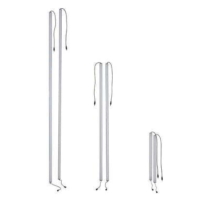 Lowell RLB Vertical-Mount Rack Light Bars LED Kit | 60" | White | Rocker