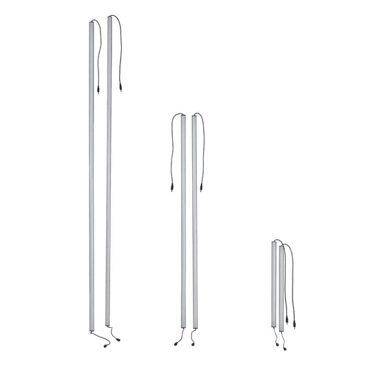 Lowell RLB Vertical-Mount Rack Light Bars LED Kit | 60" | White | Rocker