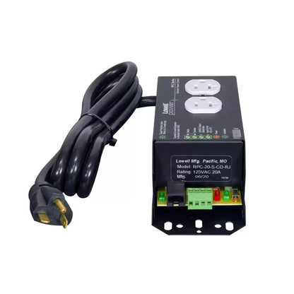 Lowell RPC-20-SCD-RJ Remote AC Power Control With RJ45 Jack