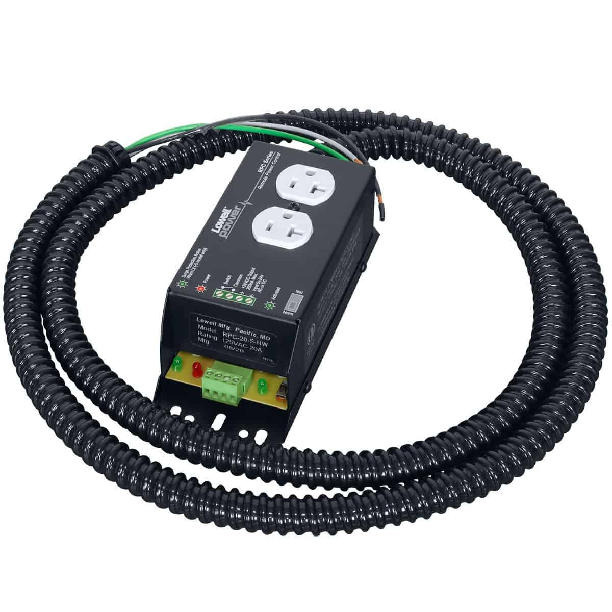 Lowell RPC-20-SHW Remote Power Control With Surge Suppression