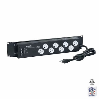 Lowell RPC-4-CD Rackmount Remote Power Control With 8 Outlets