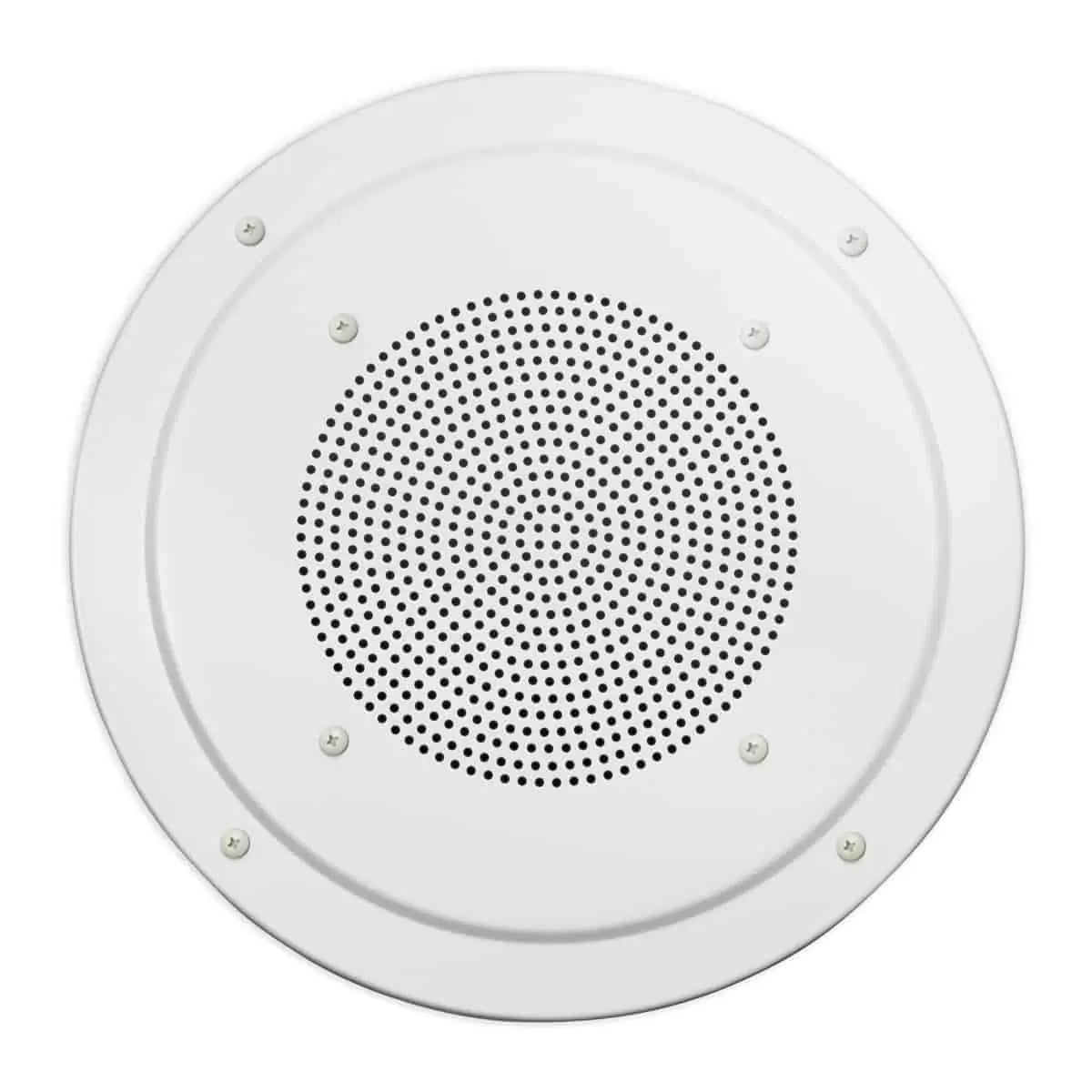 Lowell Round Screw Mount Speaker Grille for Ceiling Install | 8" | RS8-AW