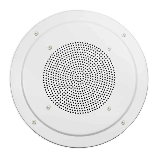 Lowell Round Screw Mount Speaker Grille for Ceiling Install | 8" | RS8-AW