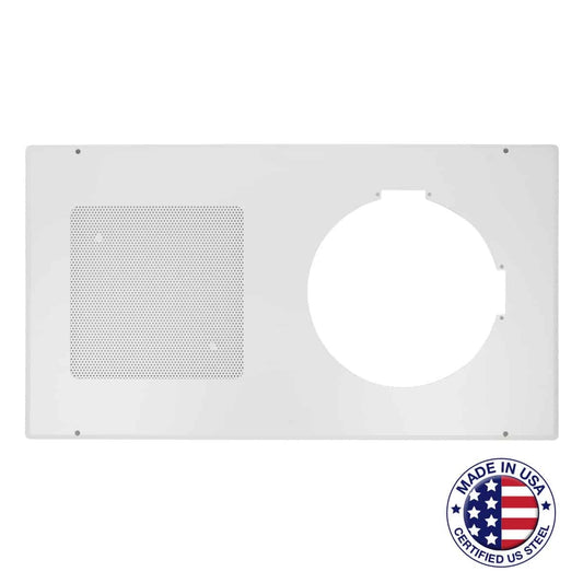 Lowell Square Grille with Frame for Clock-Speaker Center | Surface