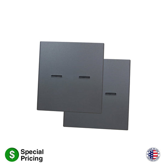 Lowell SDP Solid Steel Side Panels for 22"/23" Wide Rack | 37U | 32"D
