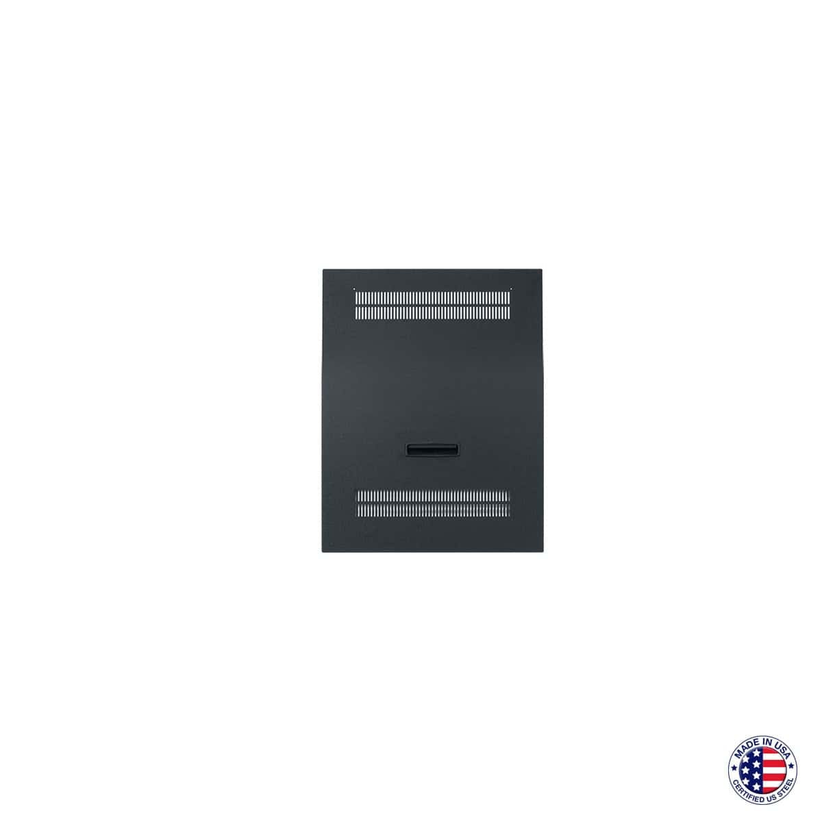 Lowell SDV Vented Steel Side Panels for Slim 19" Rack | 21U
