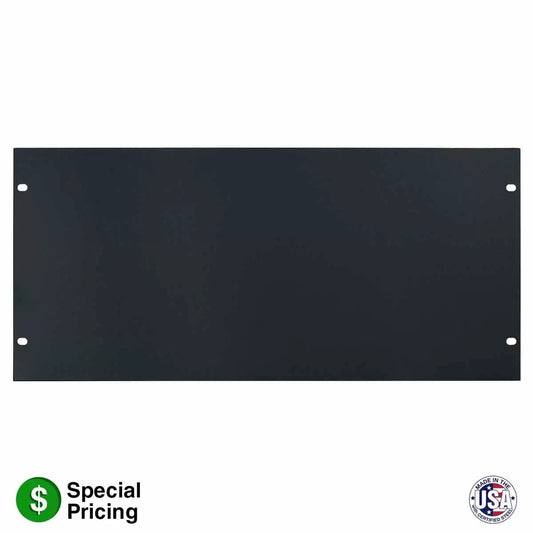 Lowell SEFP Blank Steel Rack Panel For 19" EIA Racks | 5U | Single