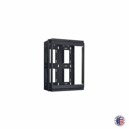 Lowell SGR Series Swing Gate Wall Rack For AV Installs | 12U | 12"D