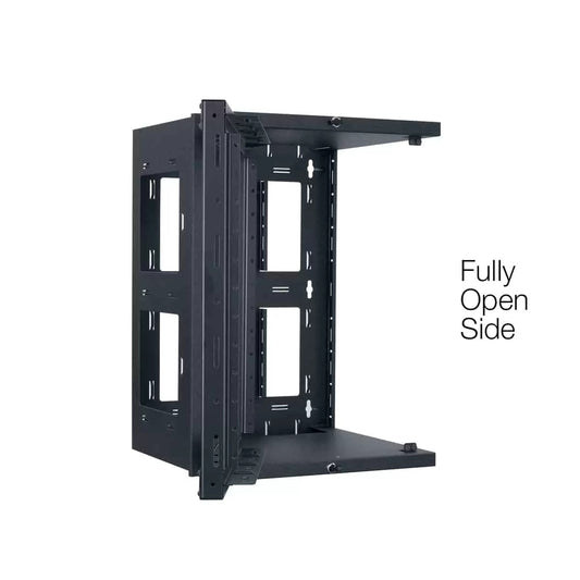 Lowell SGR Series Swing Gate Wall Rack For AV Installs | 12U | 18"D