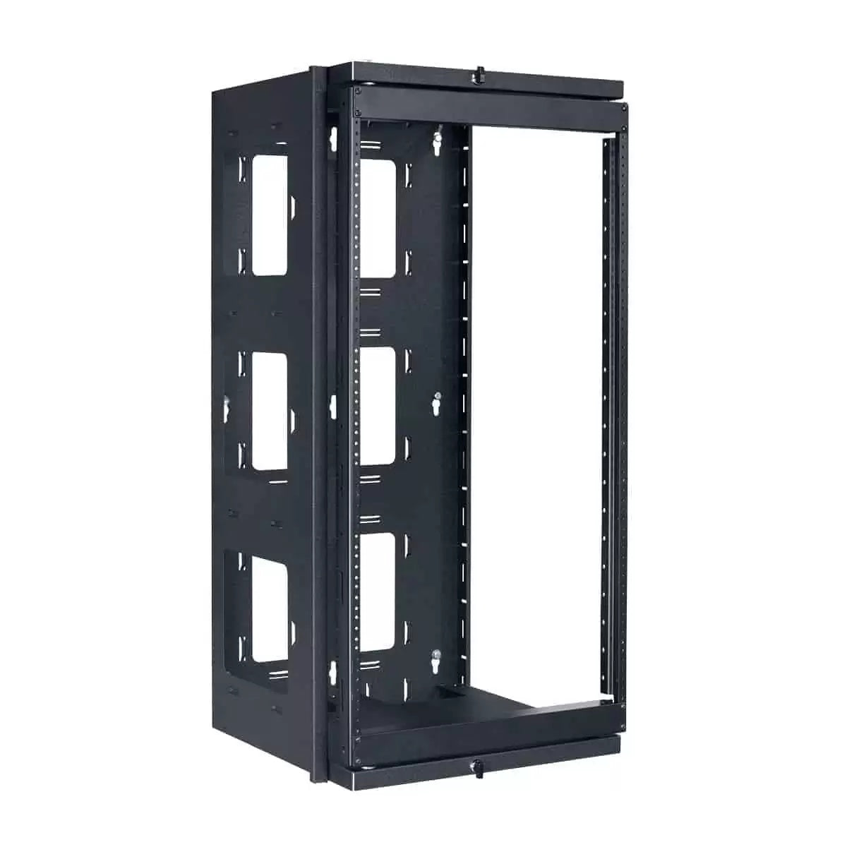 Lowell SGR Series Swing Gate Wall Rack For AV Installs | 20U | 18"D