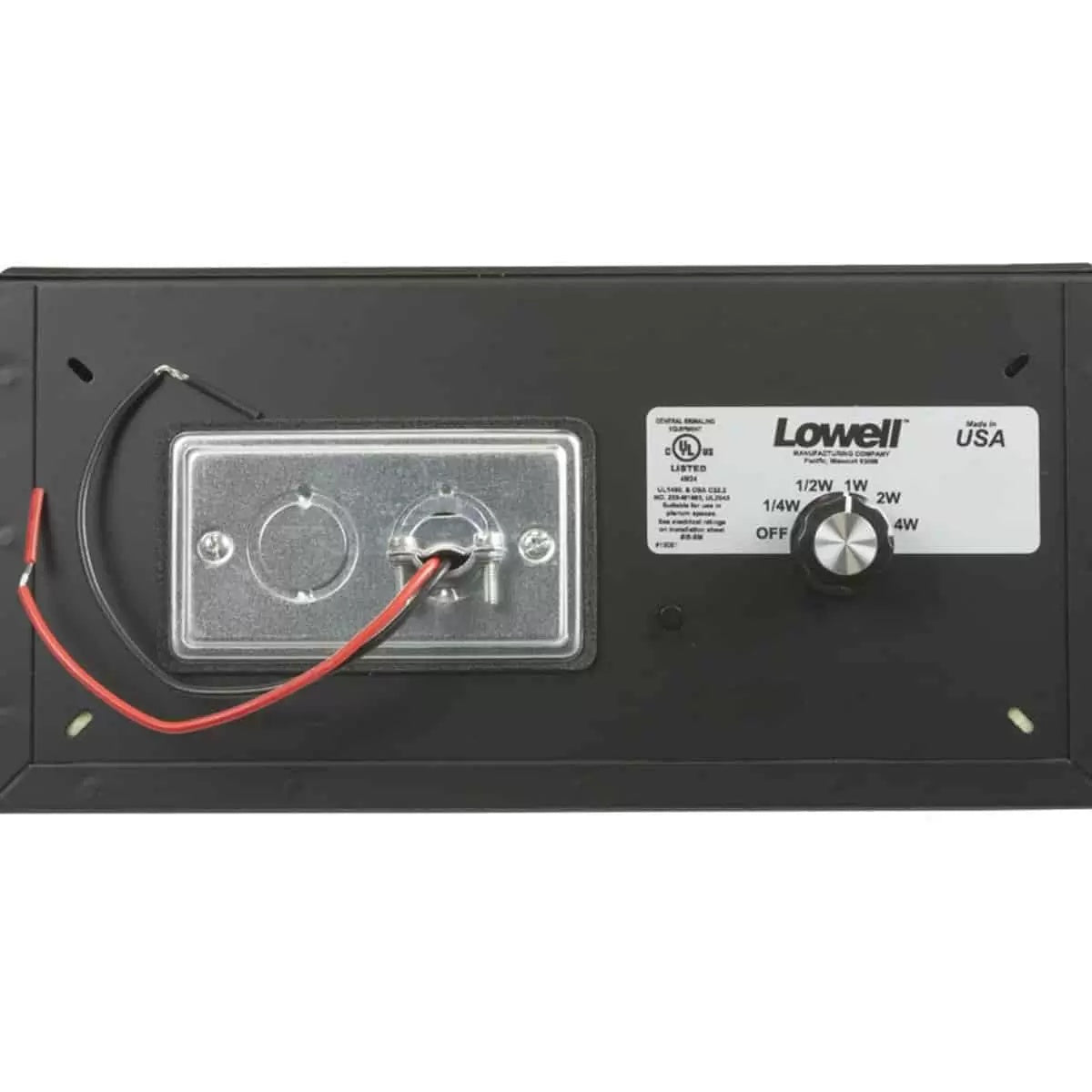 Lowell SM810A-BR 8" Dual Cone Sound Masking Speaker With Enclosure
