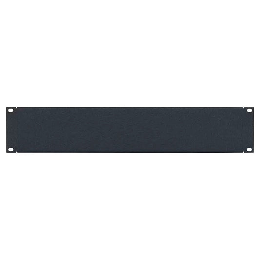 Lowell SP Series Blank Steel Panel with Flange For 19" Racks | 2U | 12-Pack