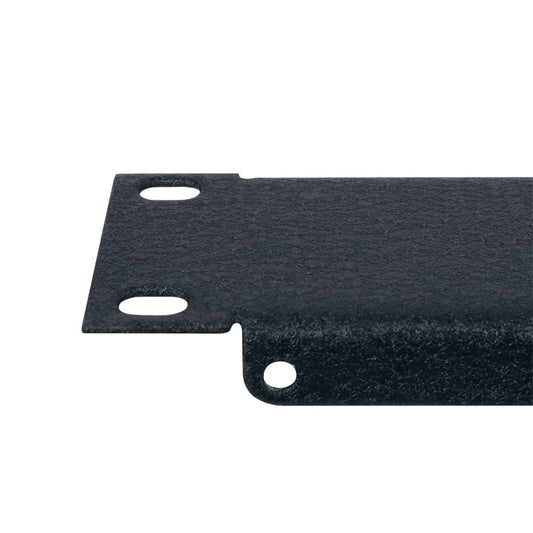 Lowell SP-7 7U Steel Blank Rack Panel With Flange | Textured Black