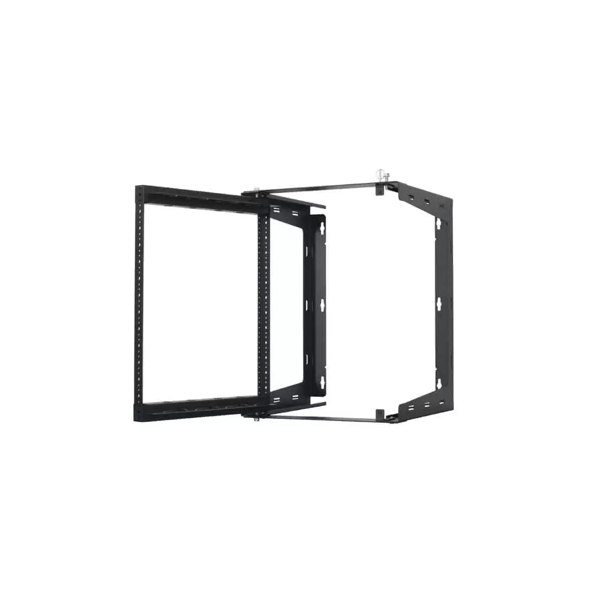 Lowell SR Series 12U Swing Gate Wall Rack Open-Frame Steel | 18"D