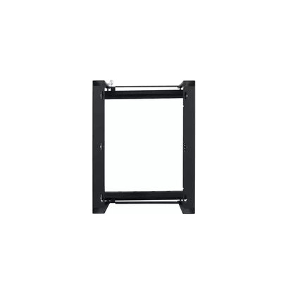 Lowell SR Series 12U Swing Gate Wall Rack Open-Frame Steel | 24"D