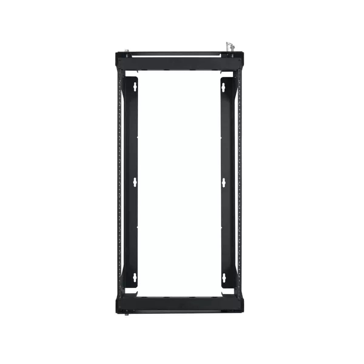 Lowell SR Series 20U Swing Gate Wall Rack For Telecom Rooms | 12"D