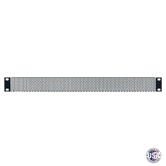 Lowell SVPL Steel Vent Panel With 63% Open Area For 19" Racks | 1U | 12-Pack