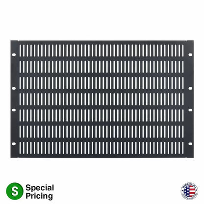 Lowell SVSP Steel Vent Panel with Slots For Rack Cooling | 7U | Single